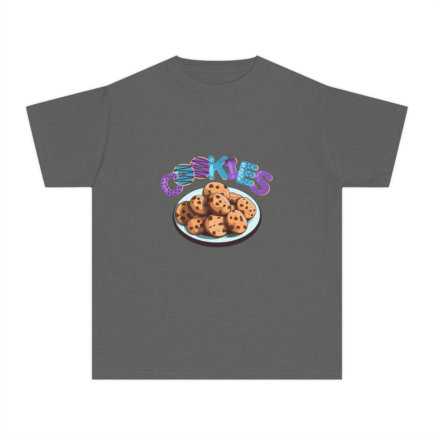 Cookie Lover Youth Tee, Youth Midweight Tee, Sweet Treats Apparel