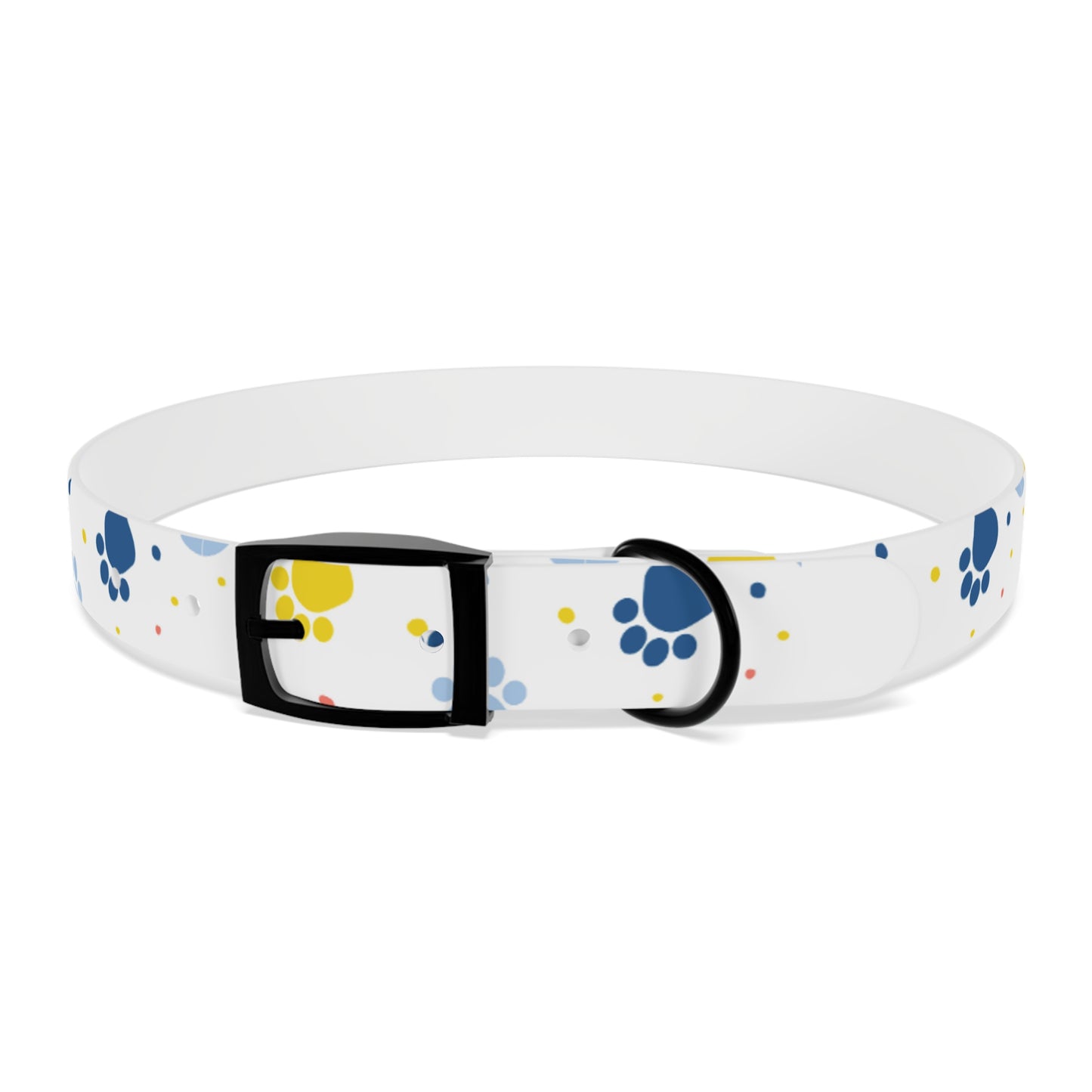 Playful Dog Collar with Colorful Prints, Adjustable Pet Accessory, Perfect for Dog Lovers
