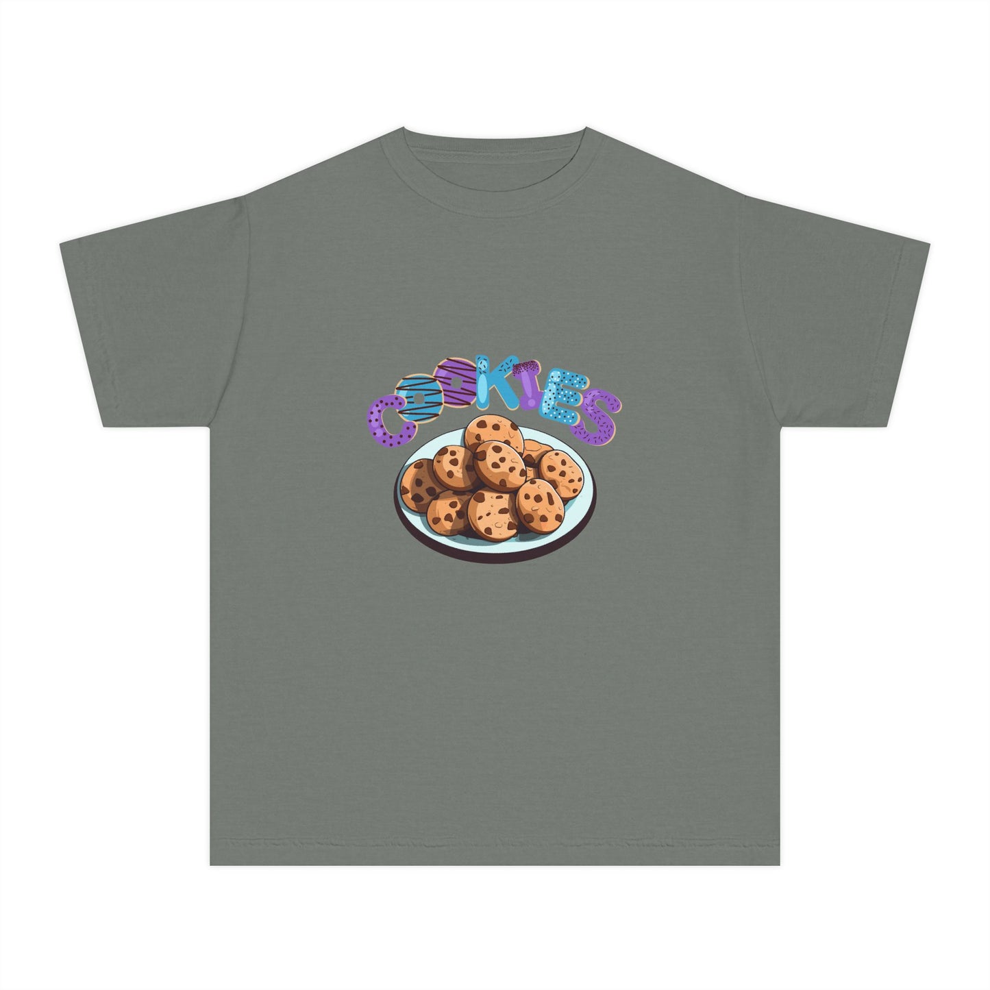 Cookie Lover Youth Tee, Youth Midweight Tee, Sweet Treats Apparel