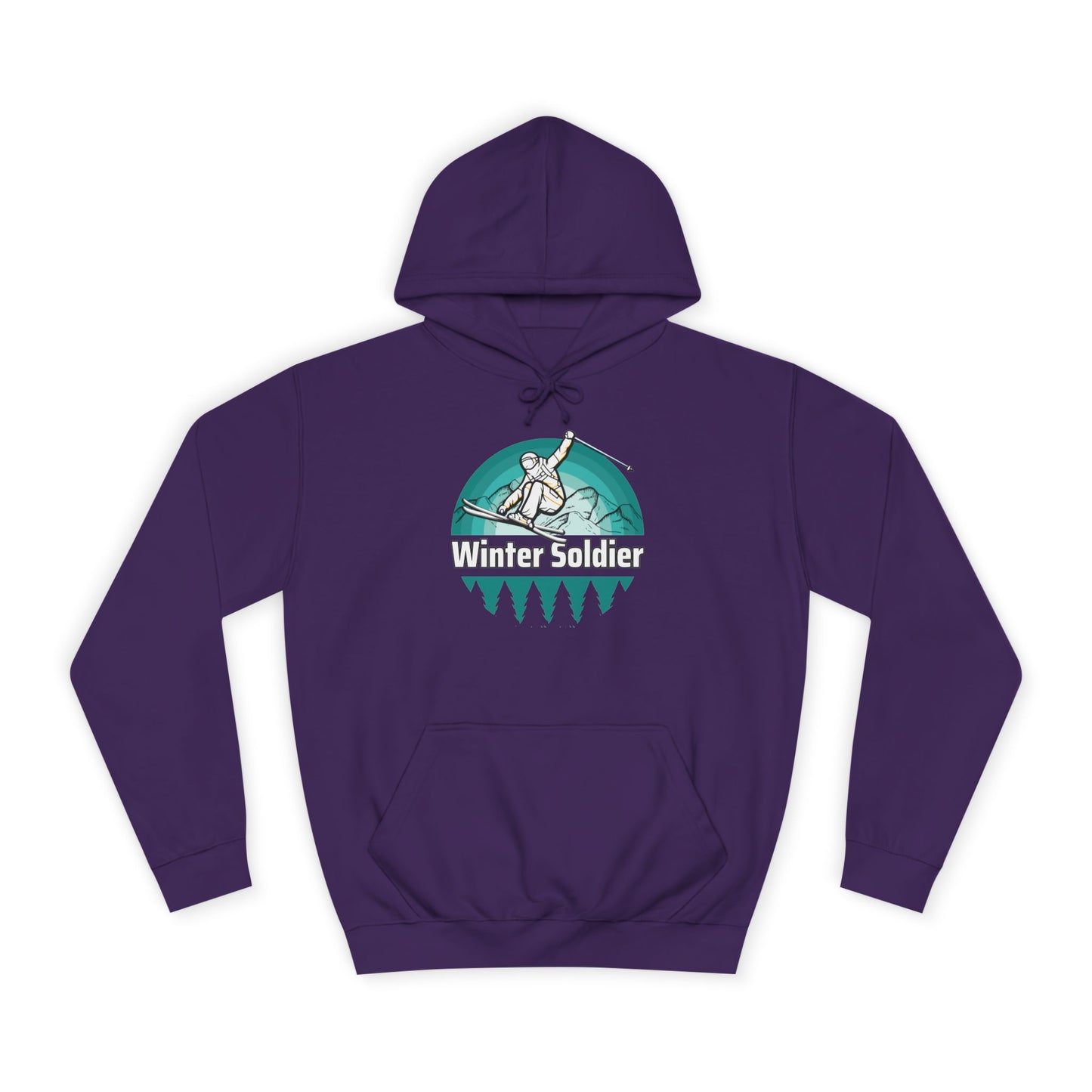 Unisex College Hoodie for Winter Sports Enthusiasts, Cozy Winter Apparel Printify