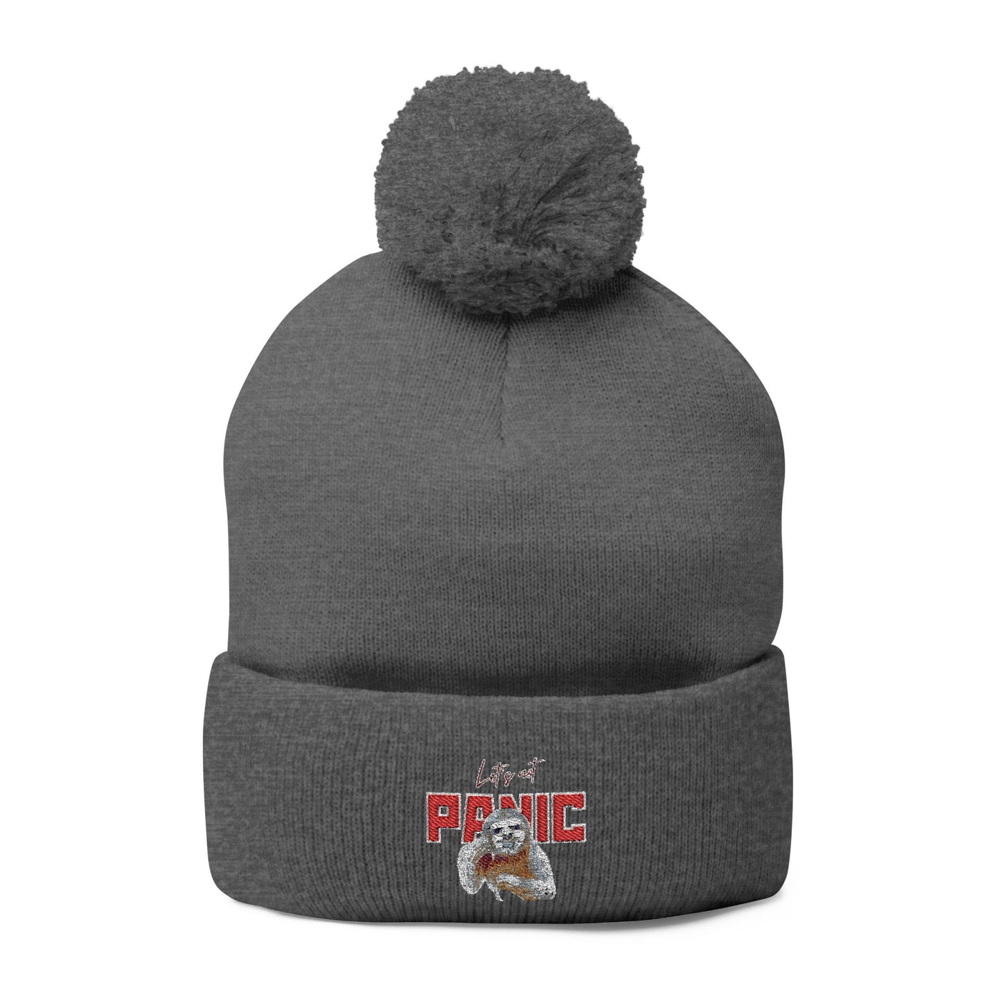 Cozy Embroidered Pom-Pom Cap | Winter Hat, Fashion Accessory