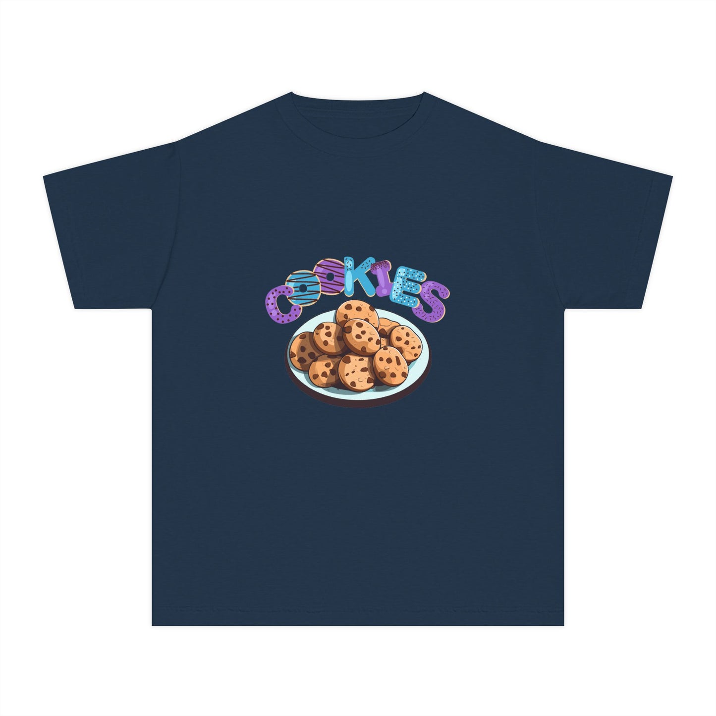 Cookie Lover Youth Tee, Youth Midweight Tee, Sweet Treats Apparel
