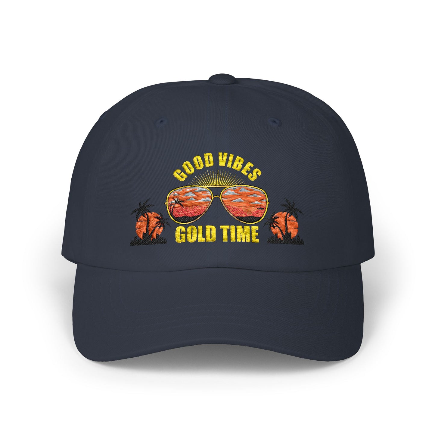 Good Vibes Classic Dad Cap, Unisex Hat, Summer Accessory,Vacation Style Printify