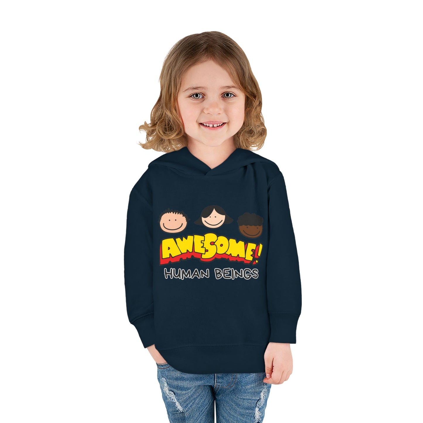 Awesome! Toddler Pullover Fleece Hoodie, Cute Toddler Sweatshirt, Gift for Kids