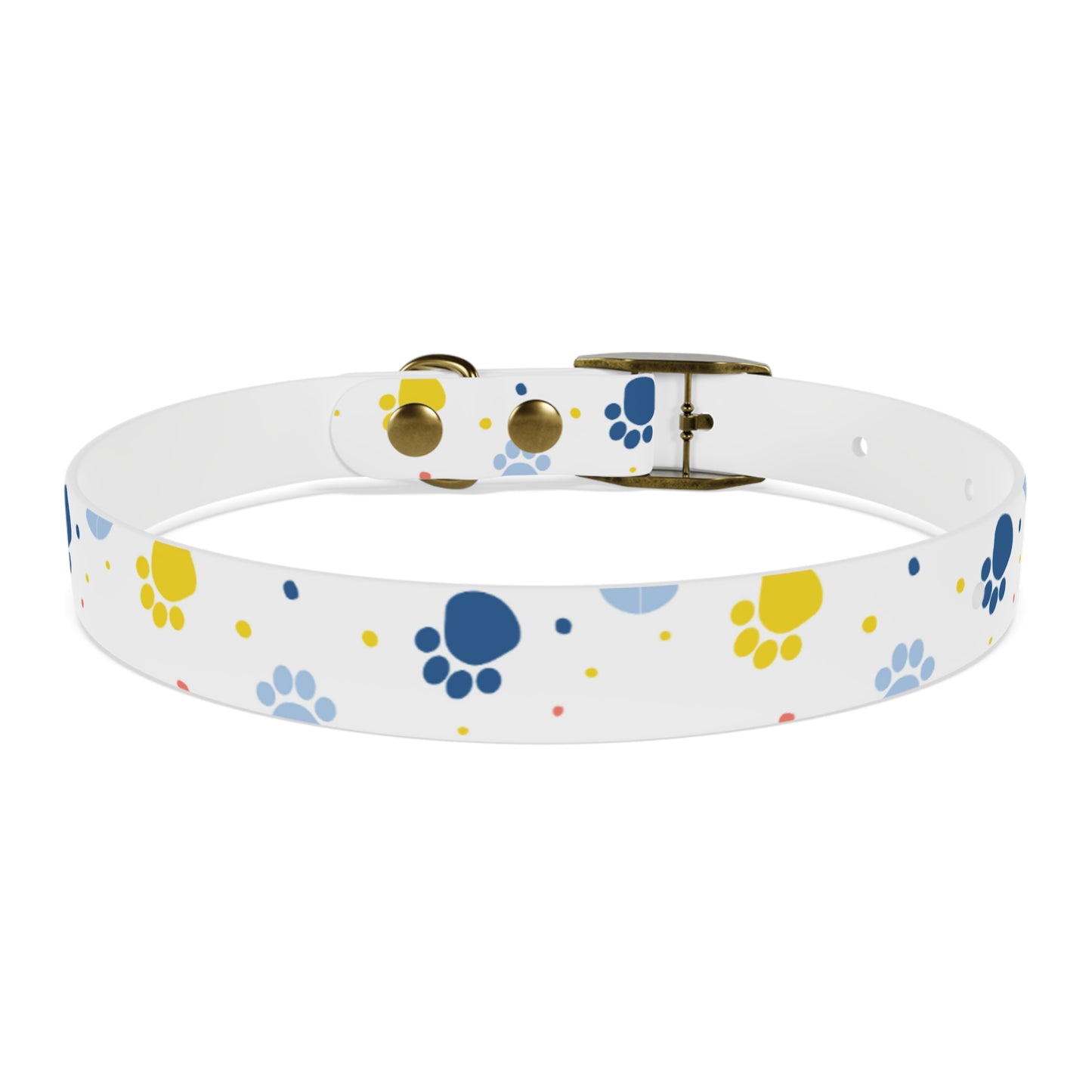 Playful Dog Collar with Colorful Prints, Adjustable Pet Accessory, Perfect for Dog Lovers