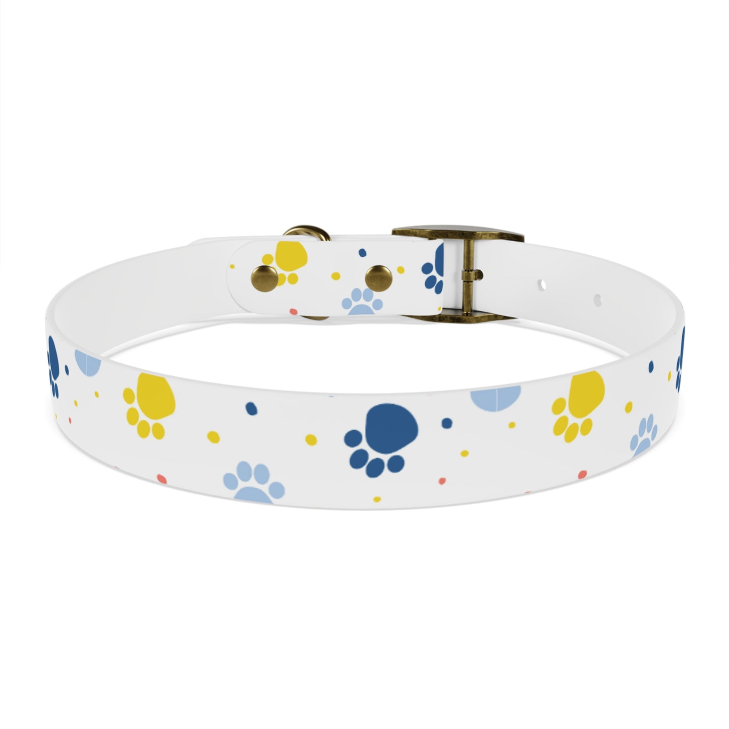 Playful Dog Collar with Colorful Prints, Adjustable Pet Accessory, Perfect for Dog Lovers