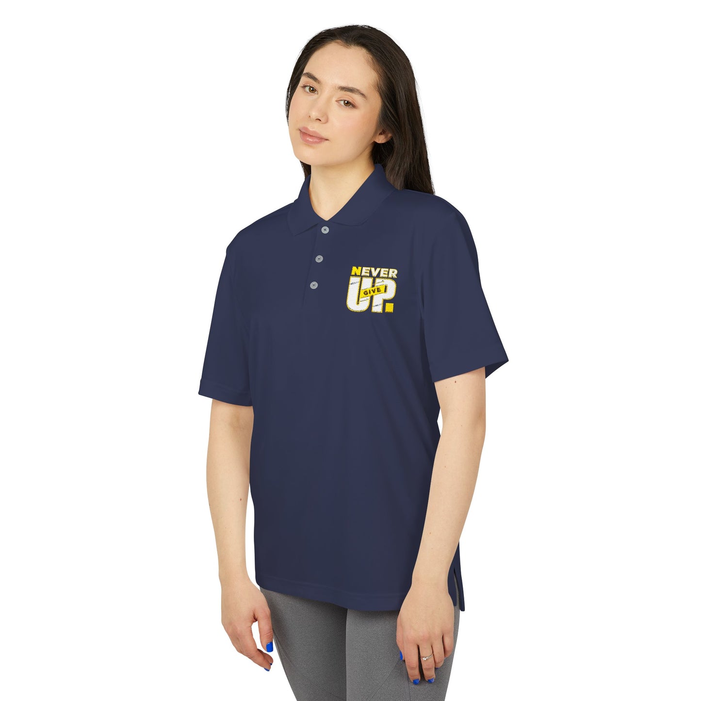 Adidas Unisex Performance Polo | Motivational Workout Shirt, Gift for Fitness Lovers, Casual Wear