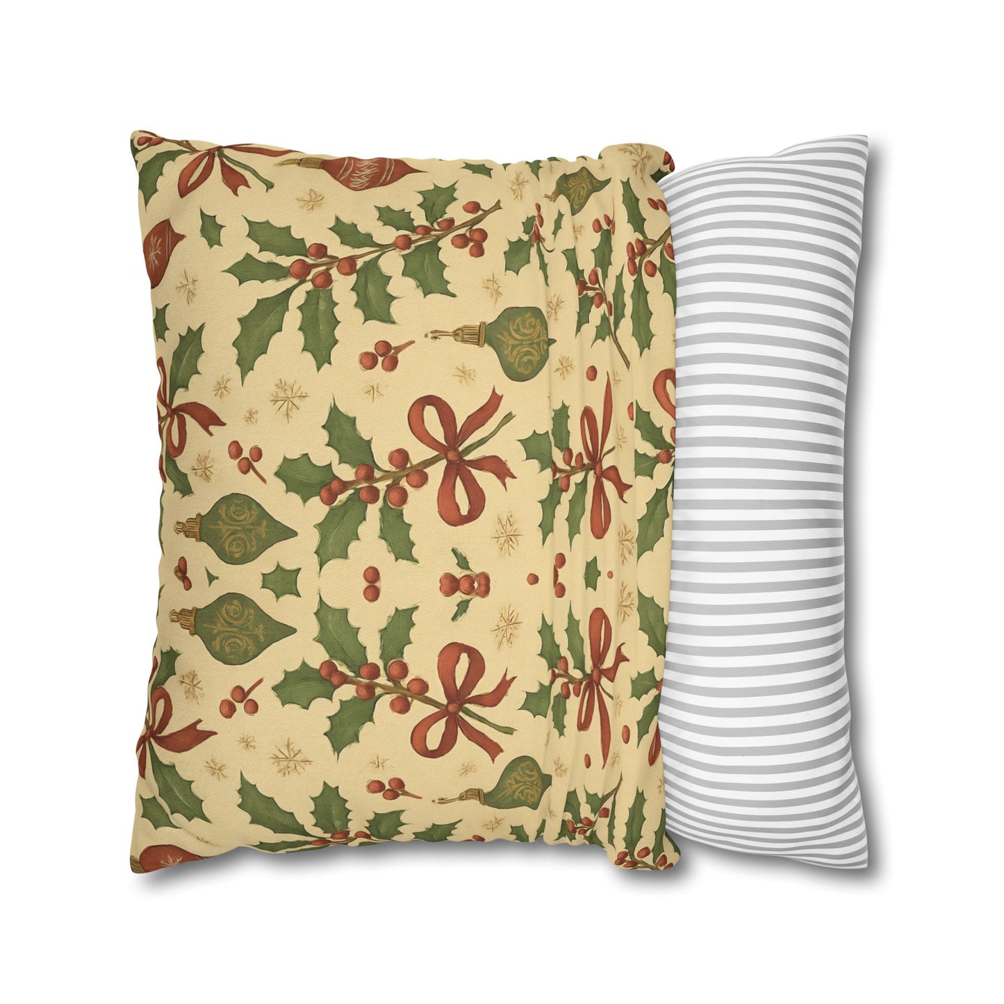 Festive Holiday Pillowcase - Home Cushion Cover