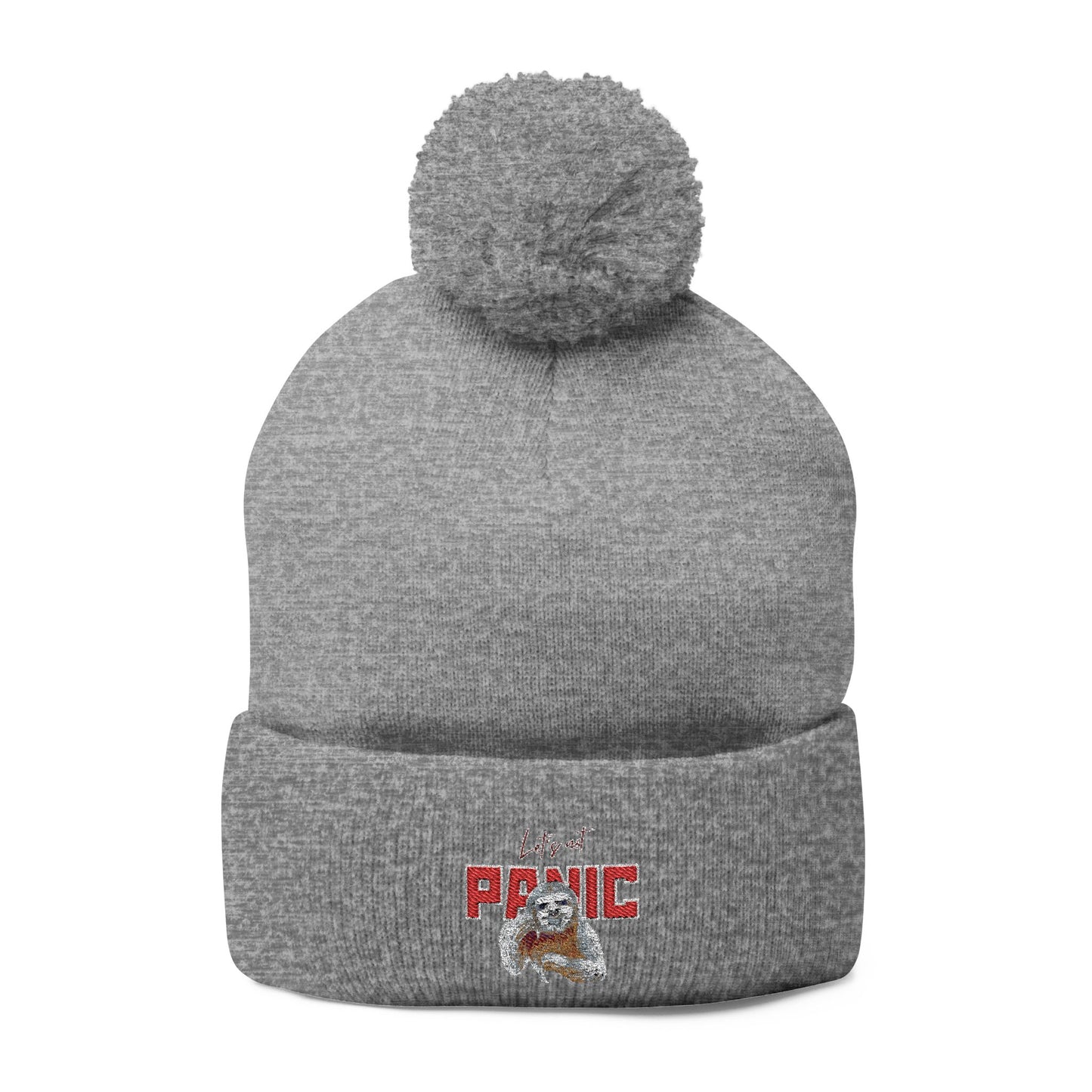 Cozy Embroidered Pom-Pom Cap | Winter Hat, Fashion Accessory