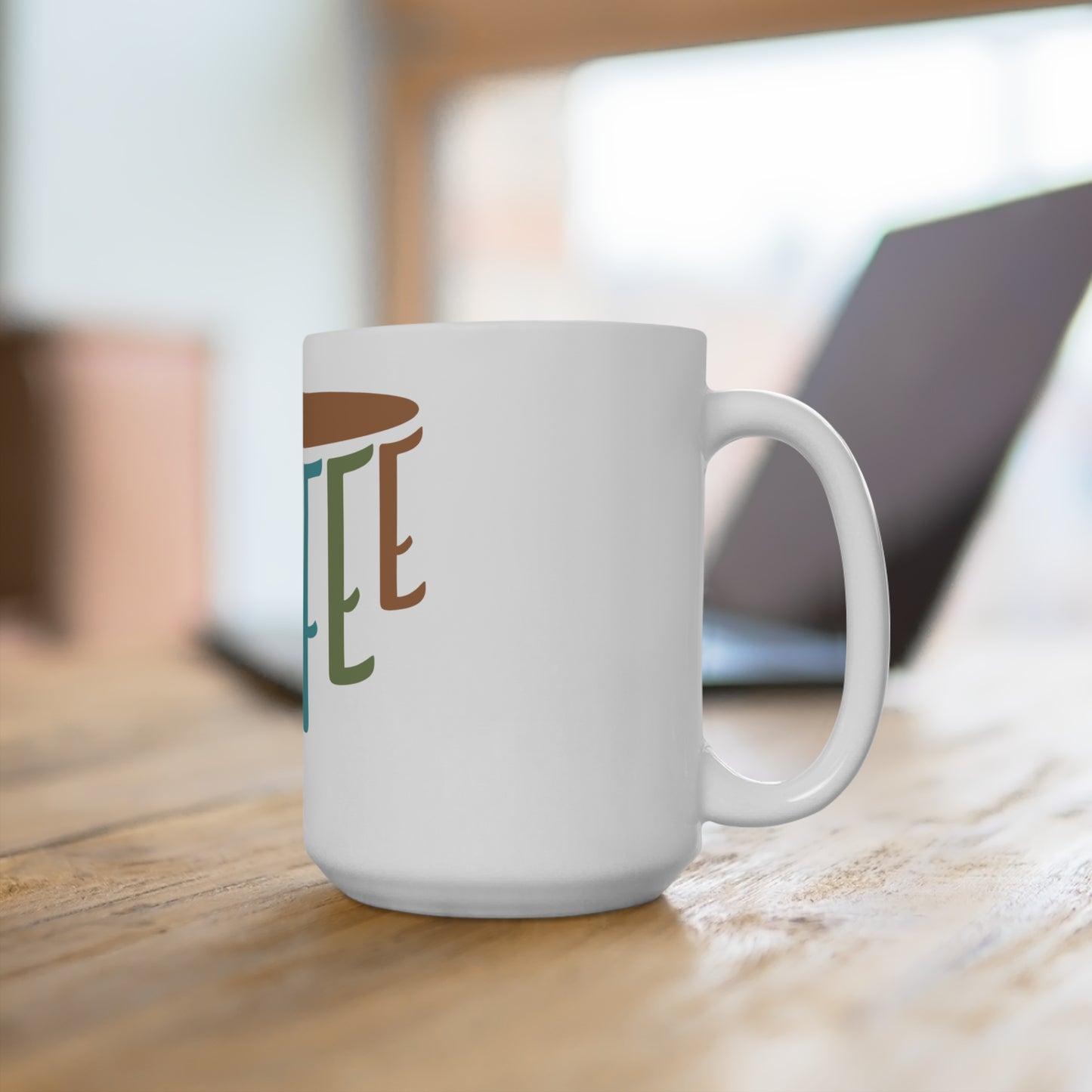 Coffee Lover's 15oz Mug, Unique Hot Beverage Cup Printify