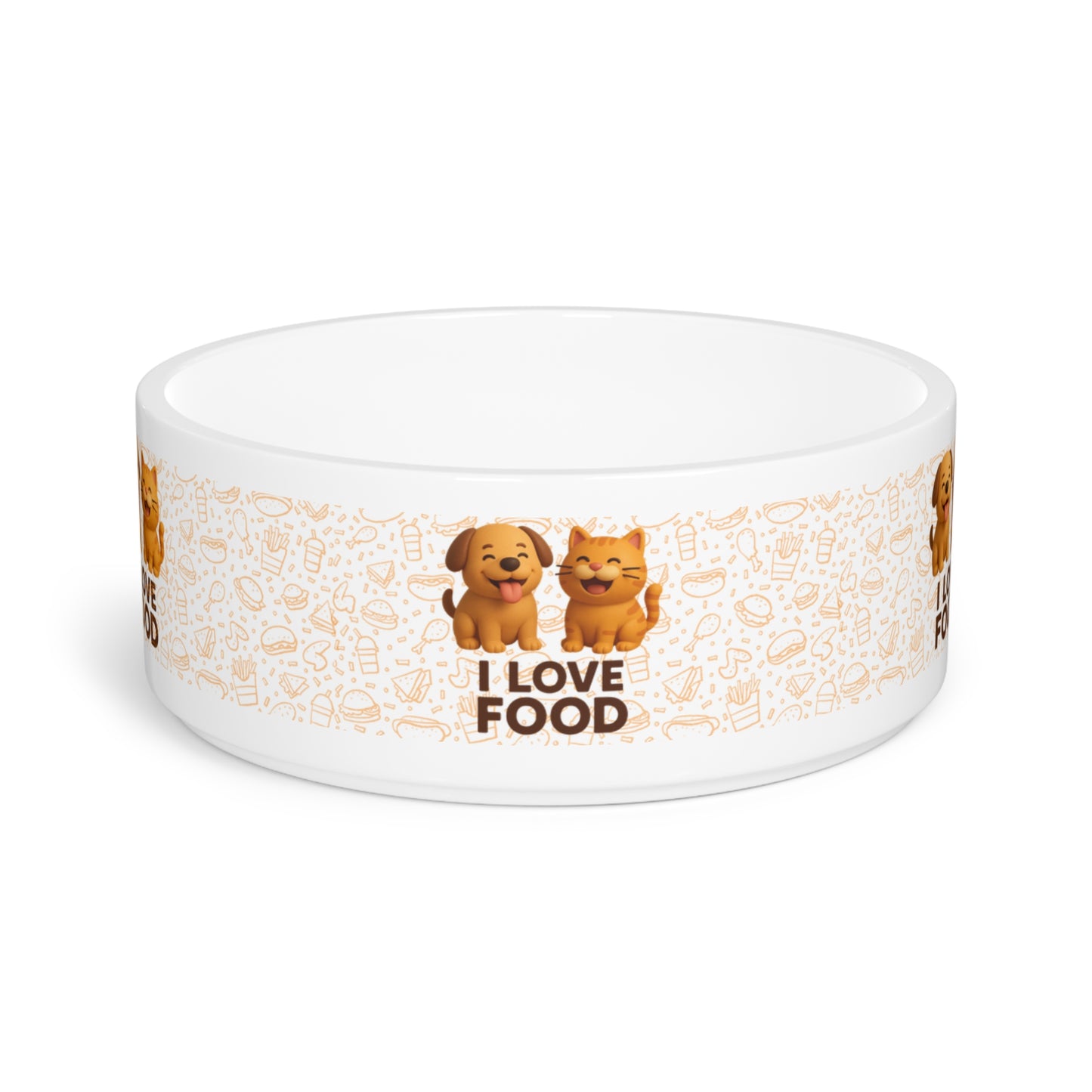 Cute Pet Bowl for Dog Lovers,, Personalized Pet Dish, Pet Feeding Bowl