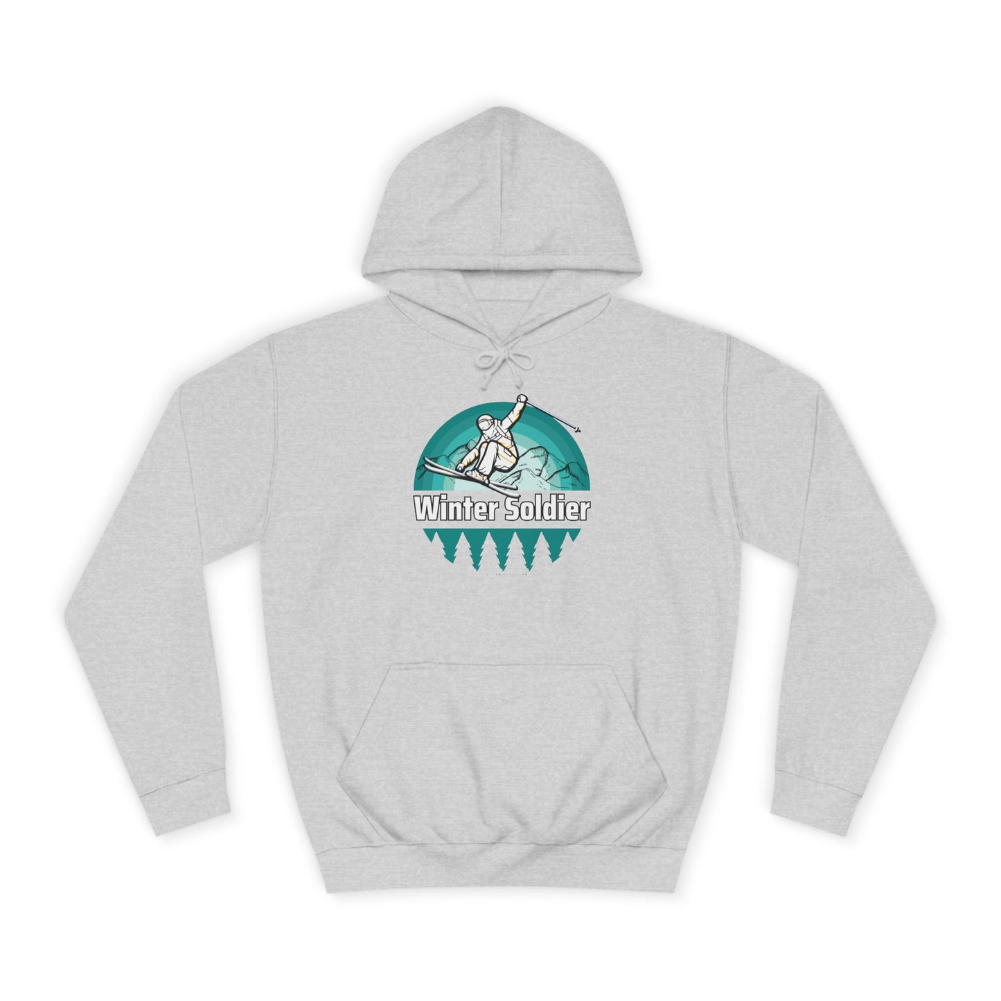 Unisex College Hoodie for Winter Sports Enthusiasts, Cozy Winter Apparel Printify