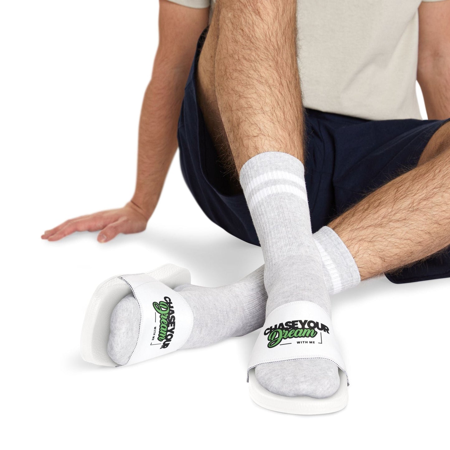 Sandals, Comfortable Slides, Casual Footwear Printify