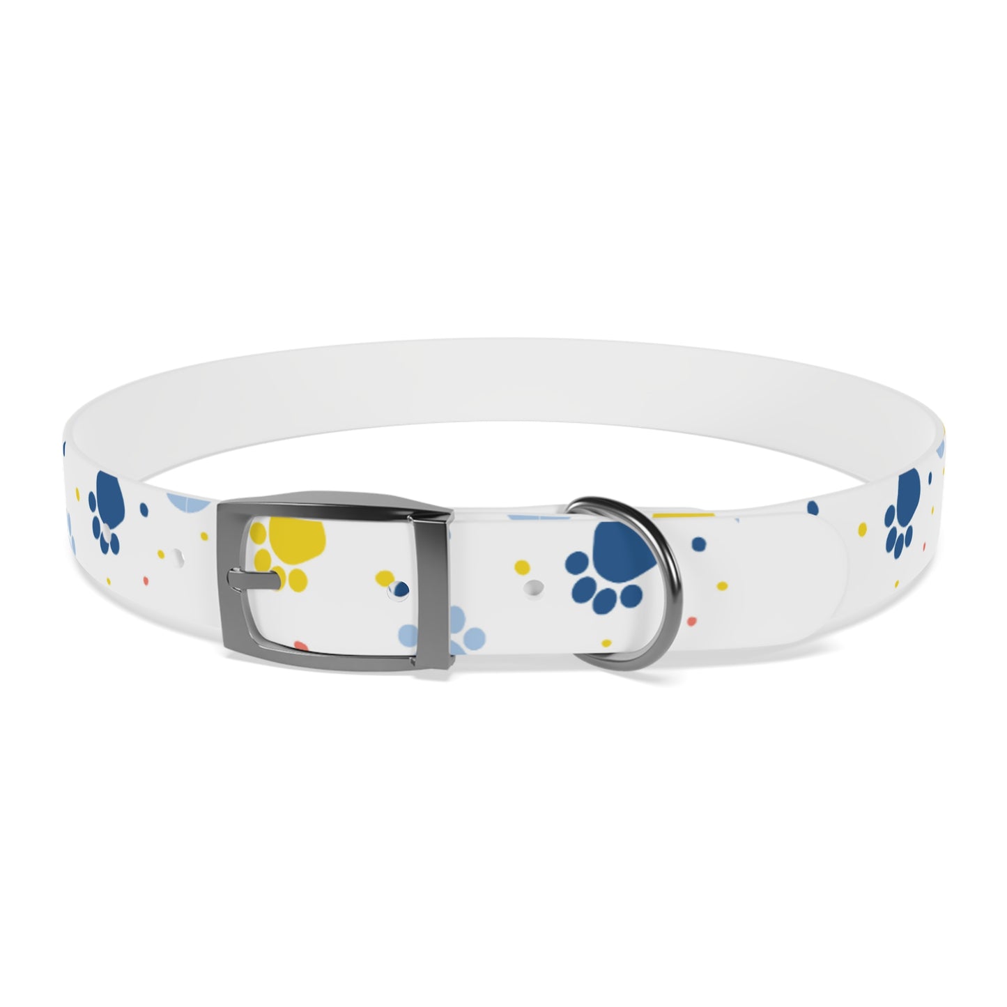 Playful Dog Collar with Colorful Prints, Adjustable Pet Accessory, Perfect for Dog Lovers