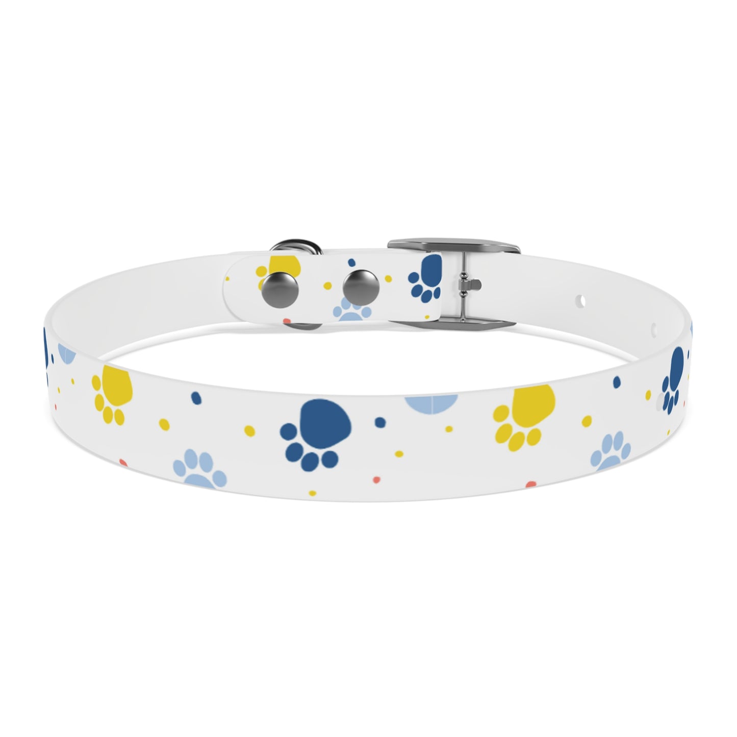 Playful Dog Collar with Colorful Prints, Adjustable Pet Accessory, Perfect for Dog Lovers