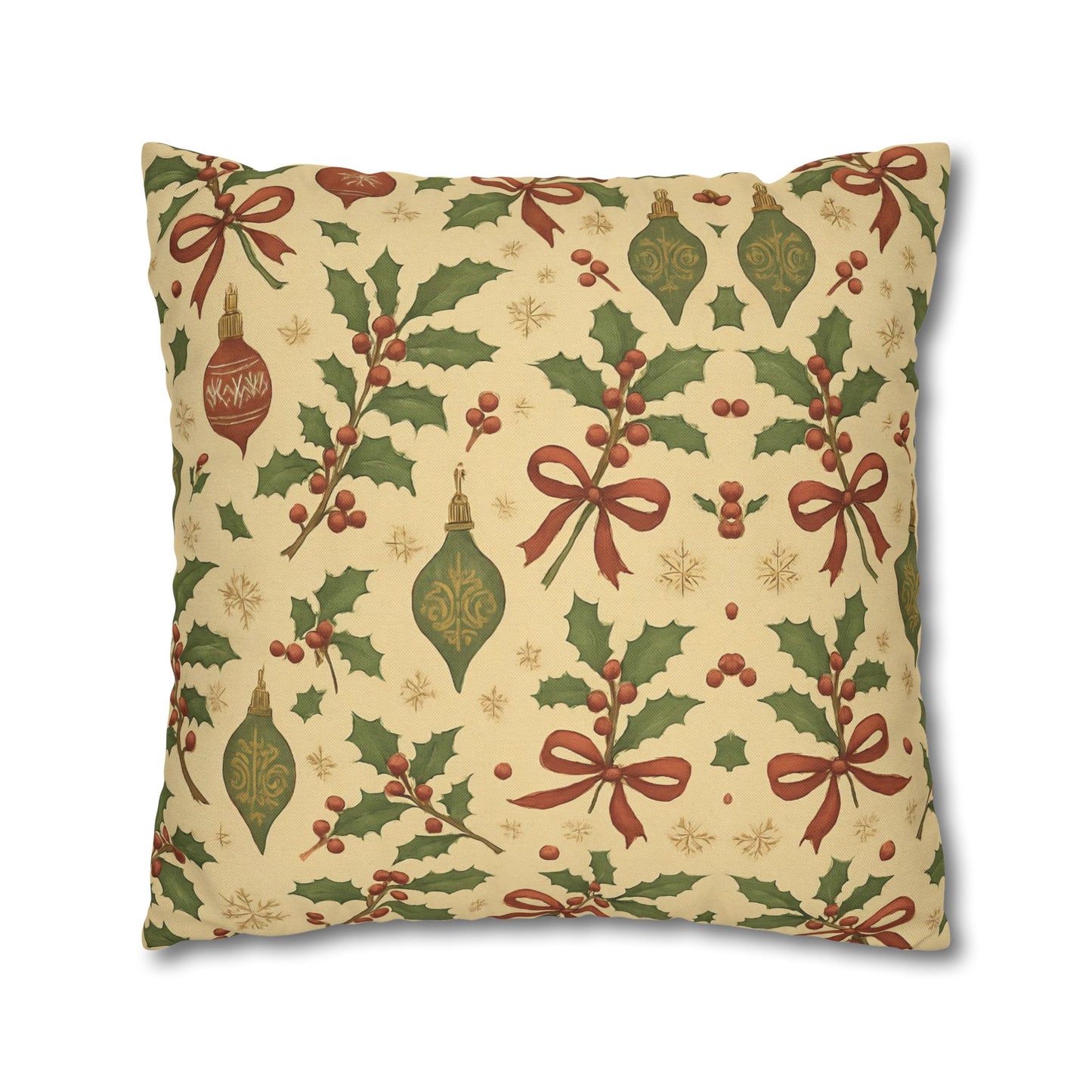 Festive Holiday Pillowcase - Home Cushion Cover