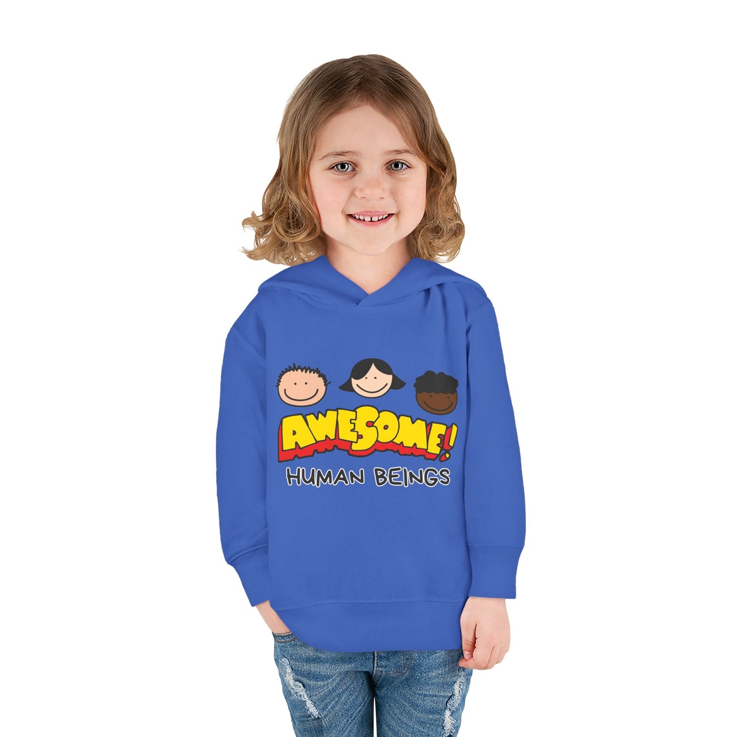 Awesome! Toddler Pullover Fleece Hoodie, Cute Toddler Sweatshirt, Gift for Kids