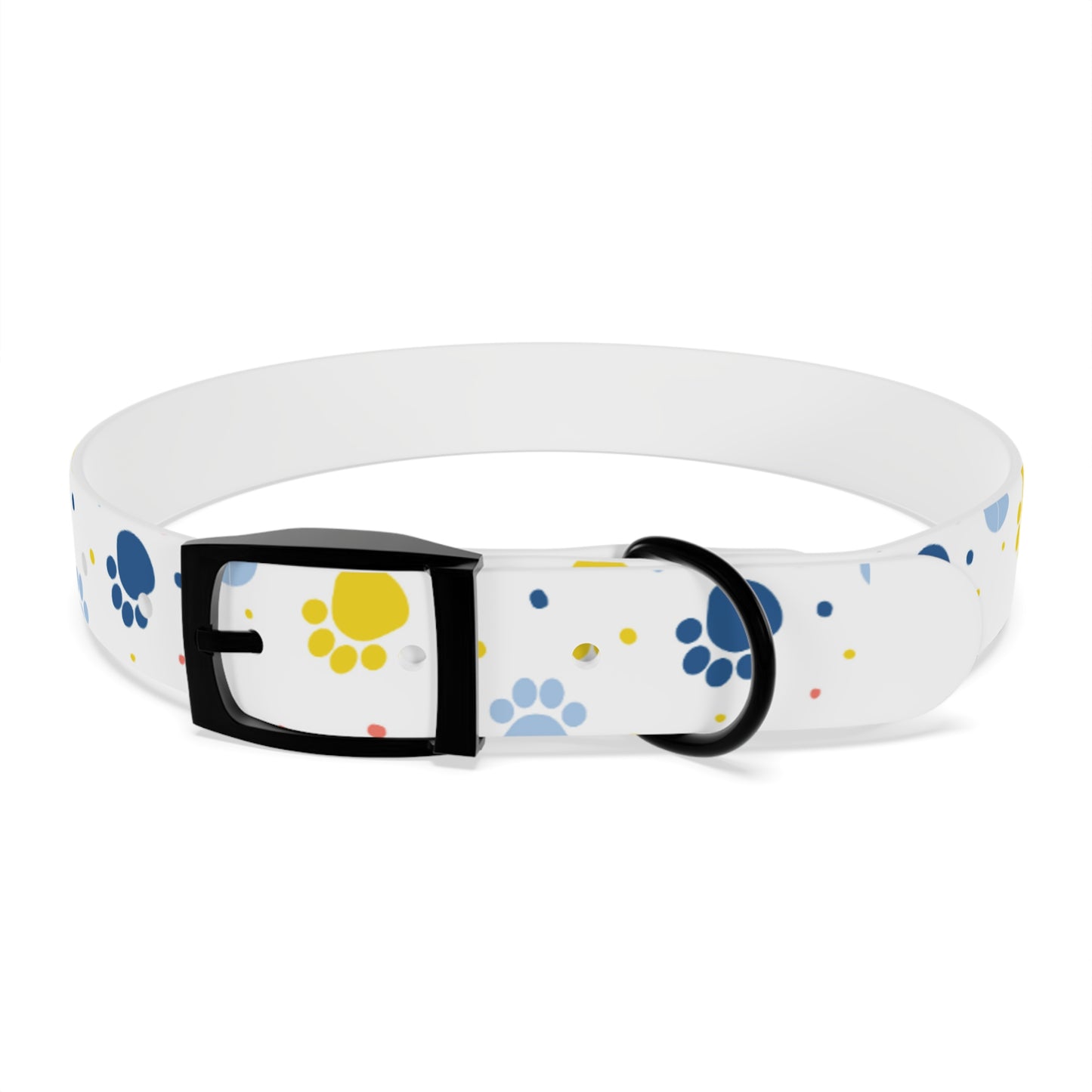 Playful Dog Collar with Colorful Prints, Adjustable Pet Accessory, Perfect for Dog Lovers