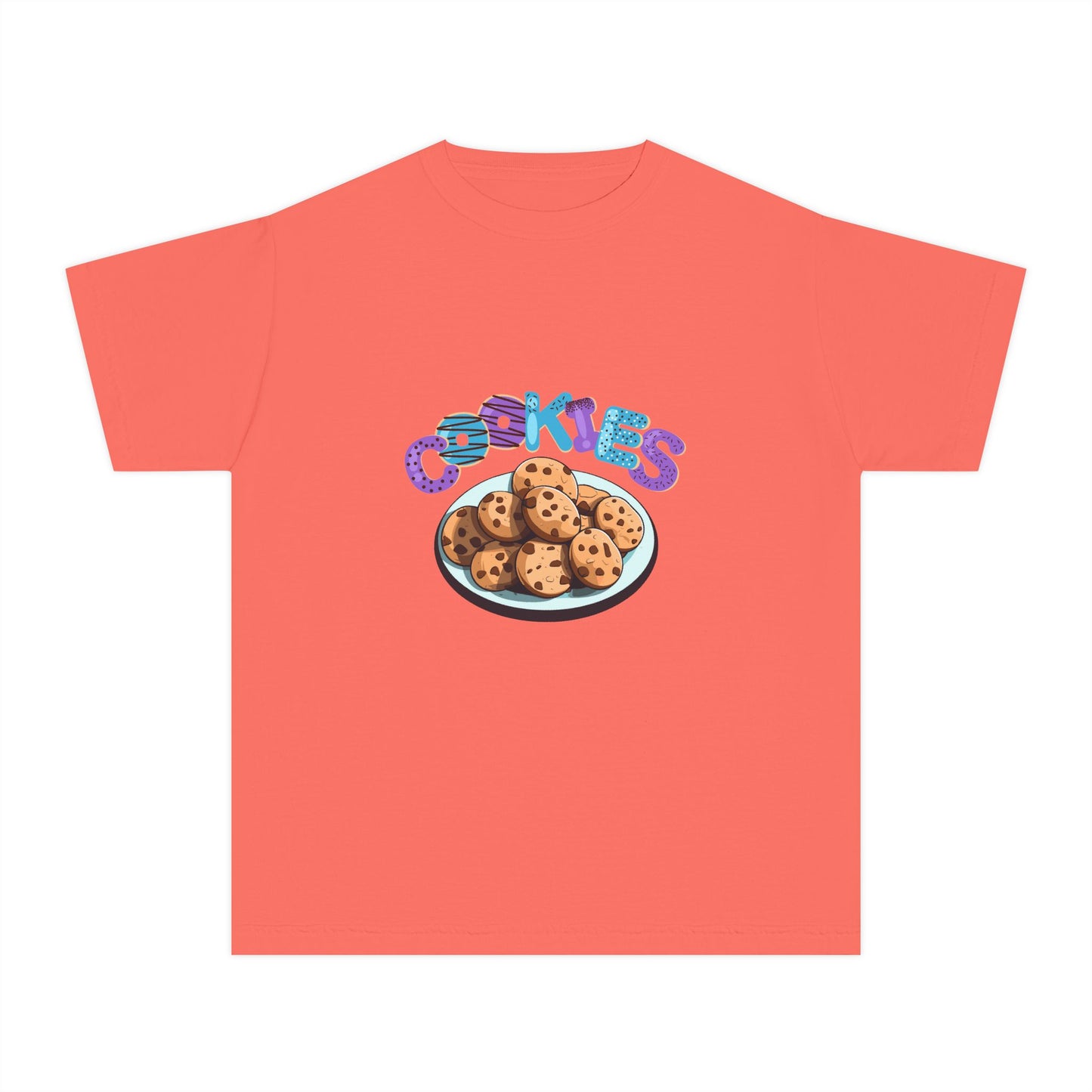 Cookie Lover Youth Tee, Youth Midweight Tee, Sweet Treats Apparel