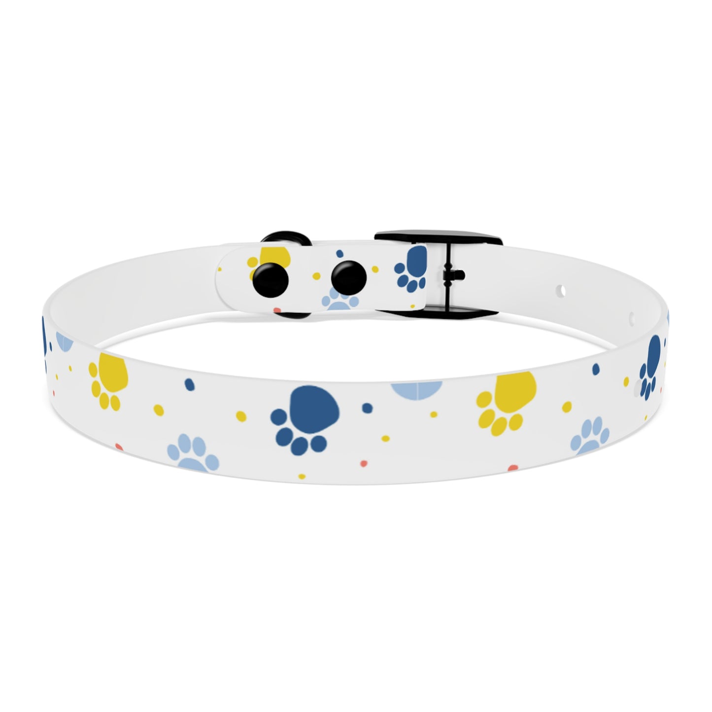 Playful Dog Collar with Colorful Prints, Adjustable Pet Accessory, Perfect for Dog Lovers