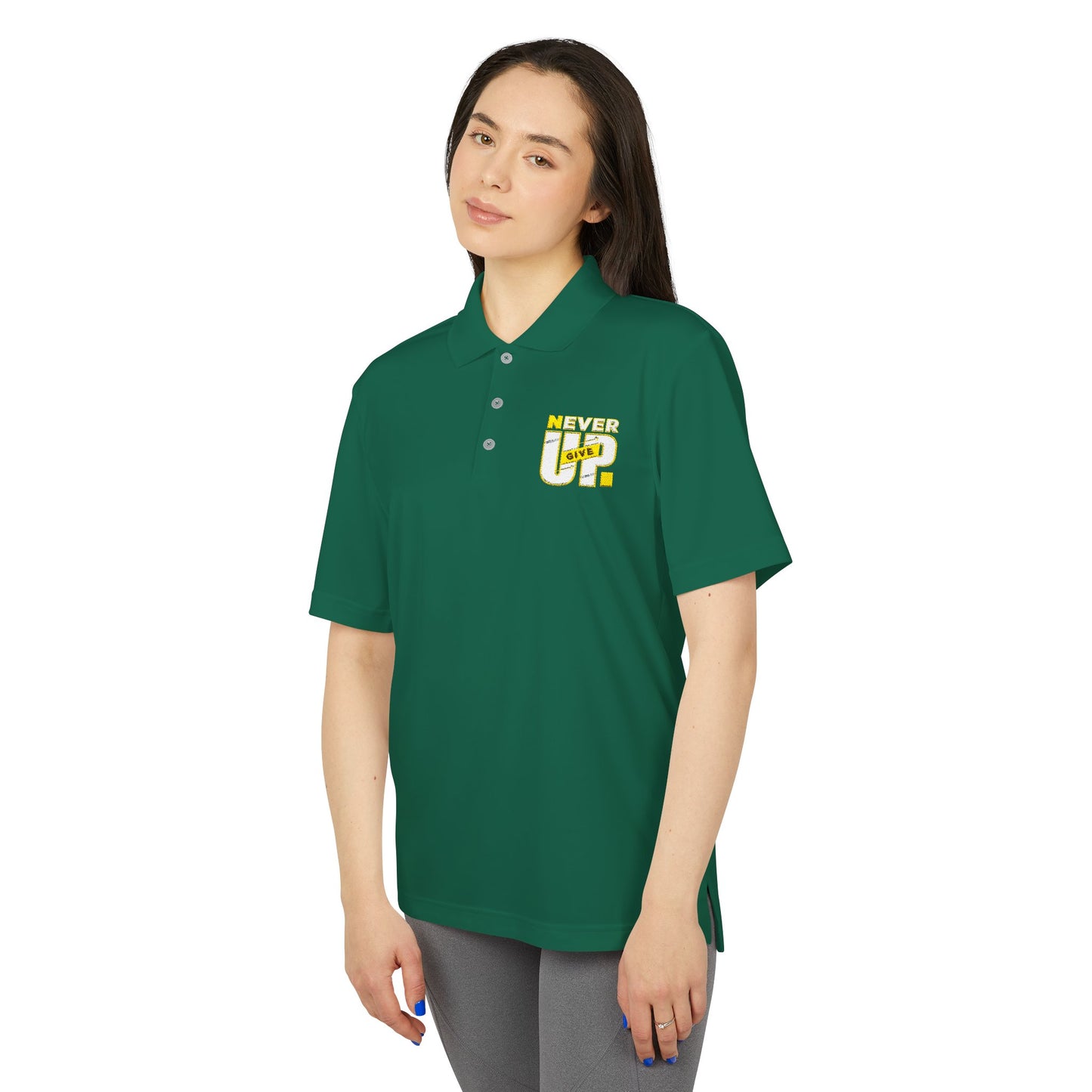 Adidas Unisex Performance Polo | Motivational Workout Shirt, Gift for Fitness Lovers, Casual Wear