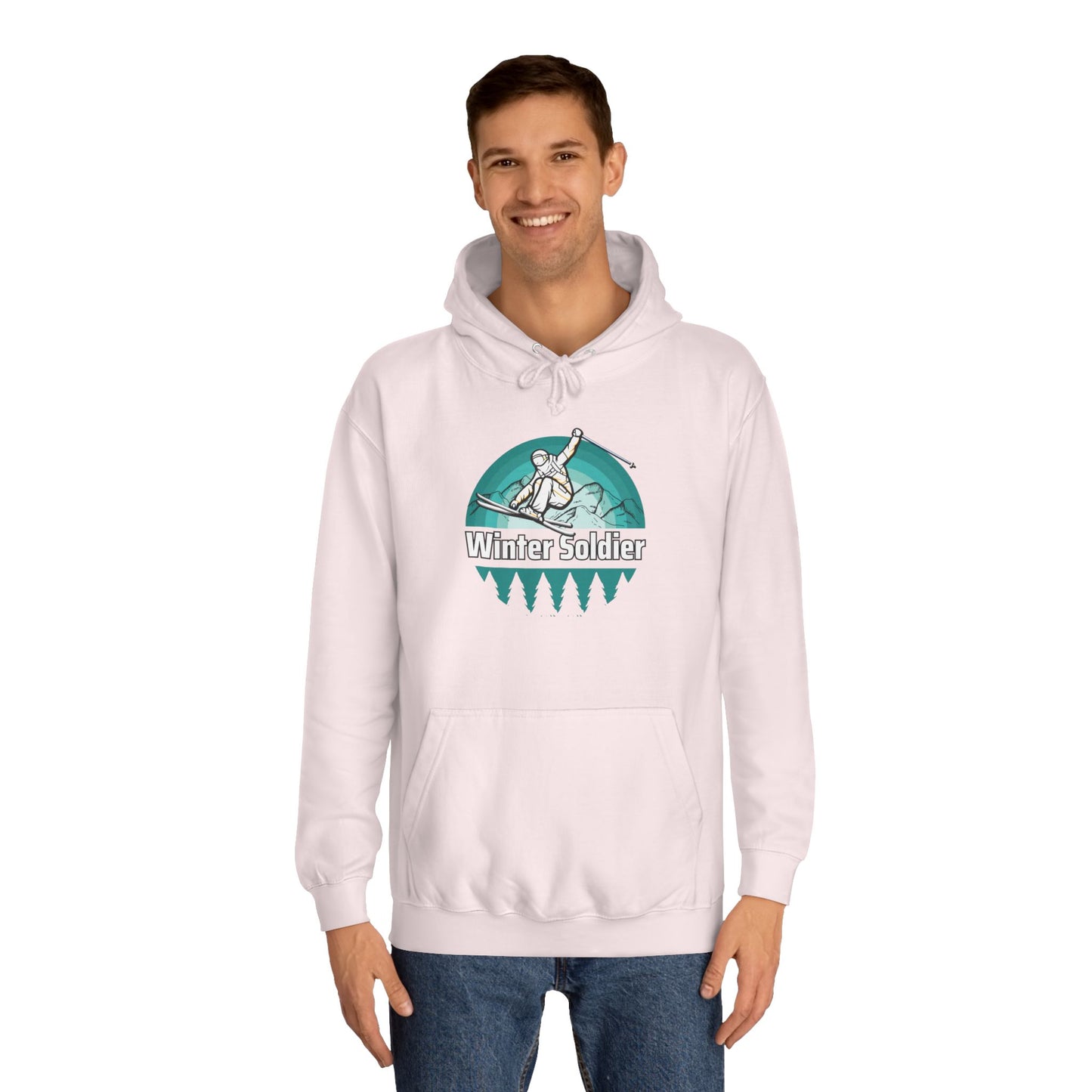Unisex College Hoodie for Winter Sports Enthusiasts, Cozy Winter Apparel