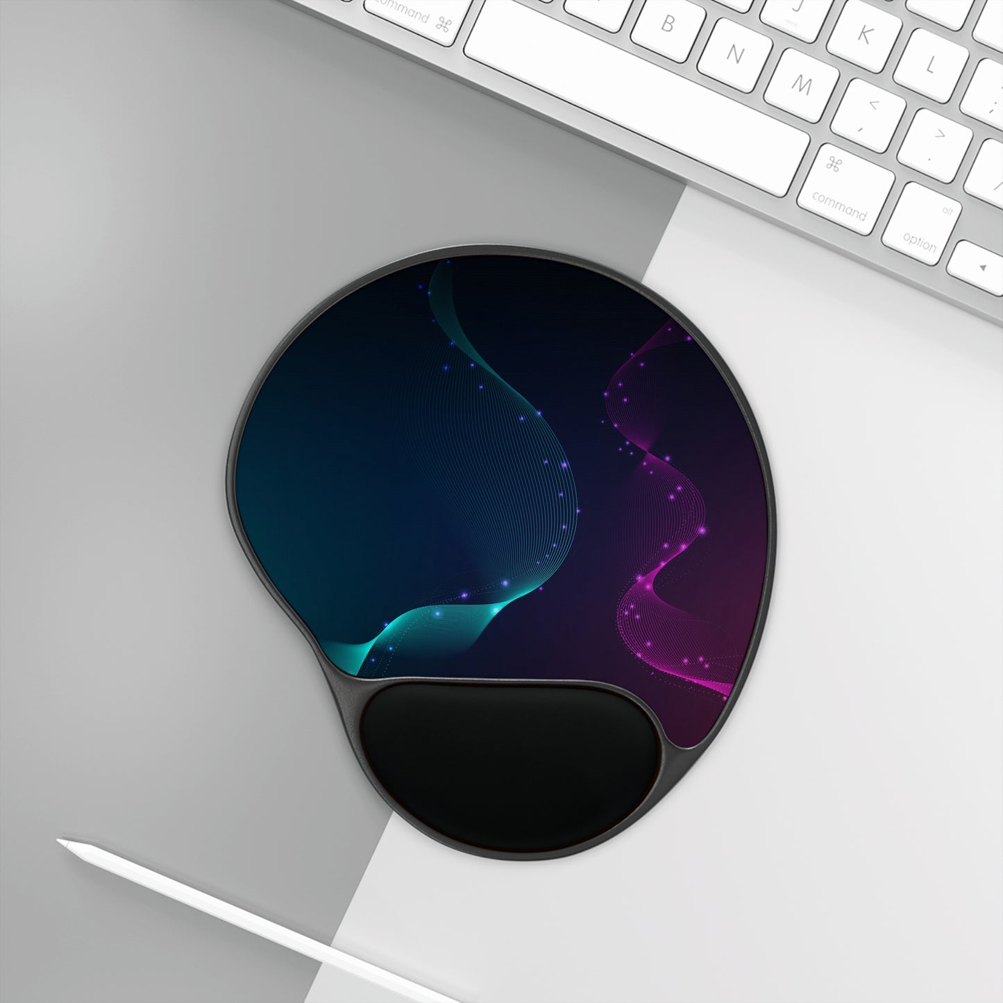 Mouse Pad with Wrist Rest, Desk Accessory, Computer Gaming Gift, Stylish Workstation Printify