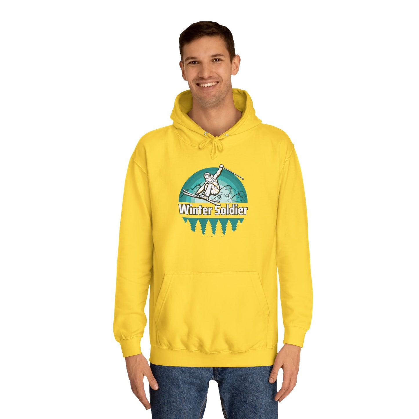 Unisex College Hoodie for Winter Sports Enthusiasts, Cozy Winter Apparel