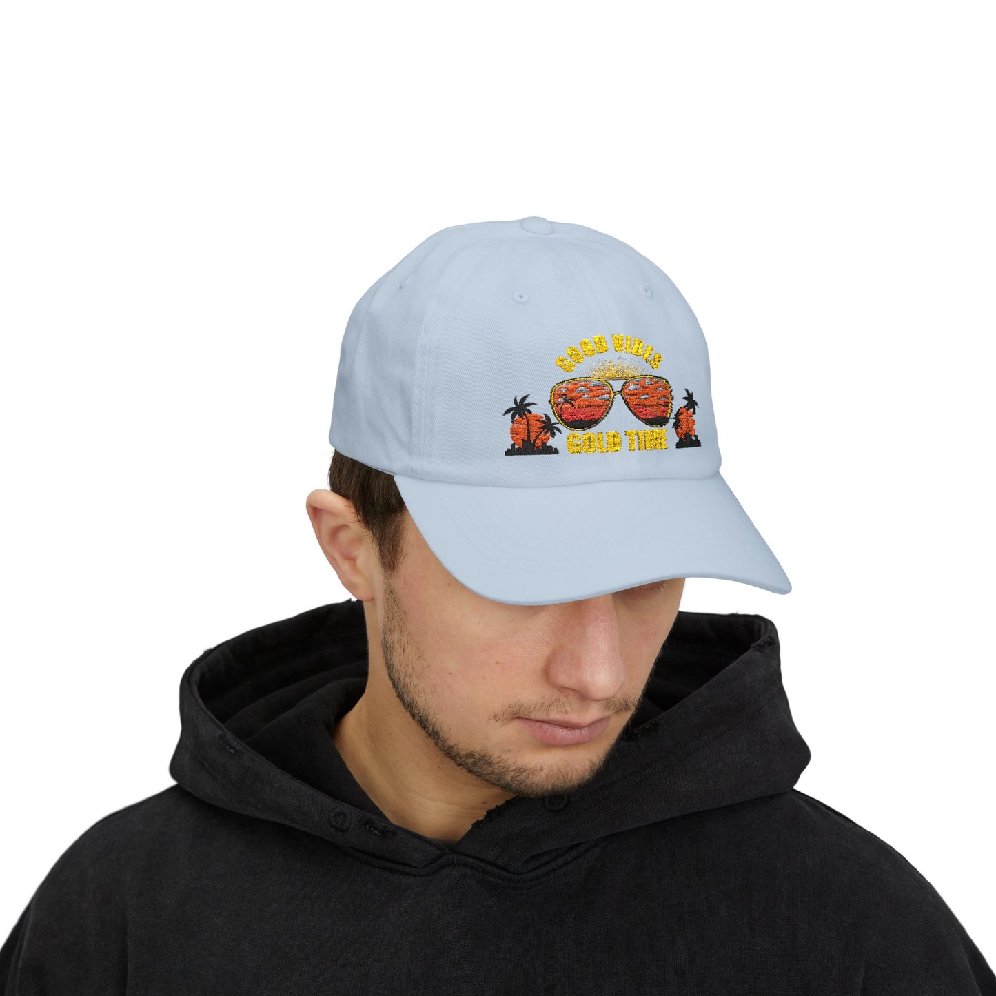Good Vibes Classic Dad Cap, Unisex Hat, Summer Accessory,Vacation Style Printify