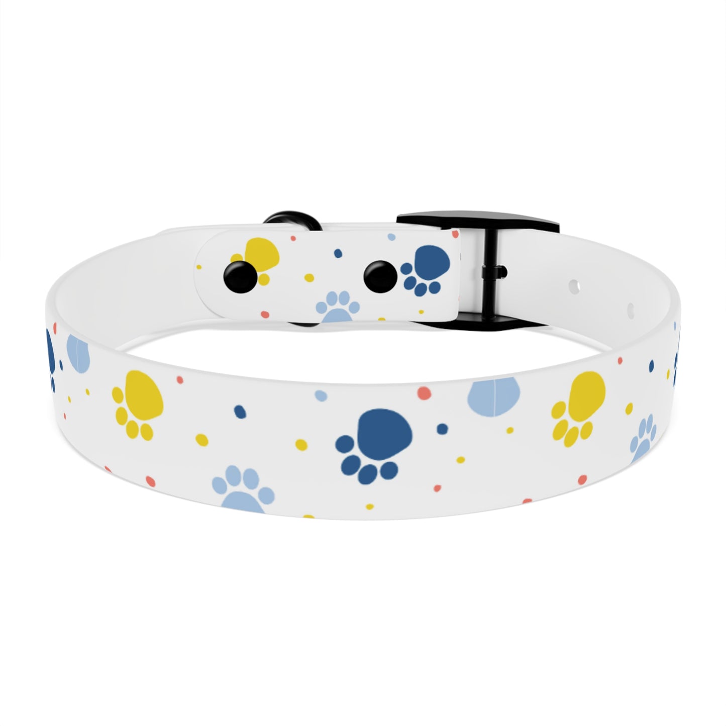 Playful Dog Collar with Colorful Prints, Adjustable Pet Accessory, Perfect for Dog Lovers