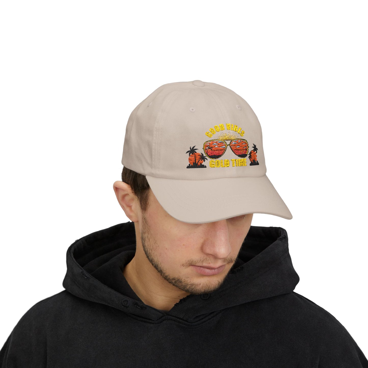 Good Vibes Classic Dad Cap, Unisex Hat, Summer Accessory,Vacation Style Printify