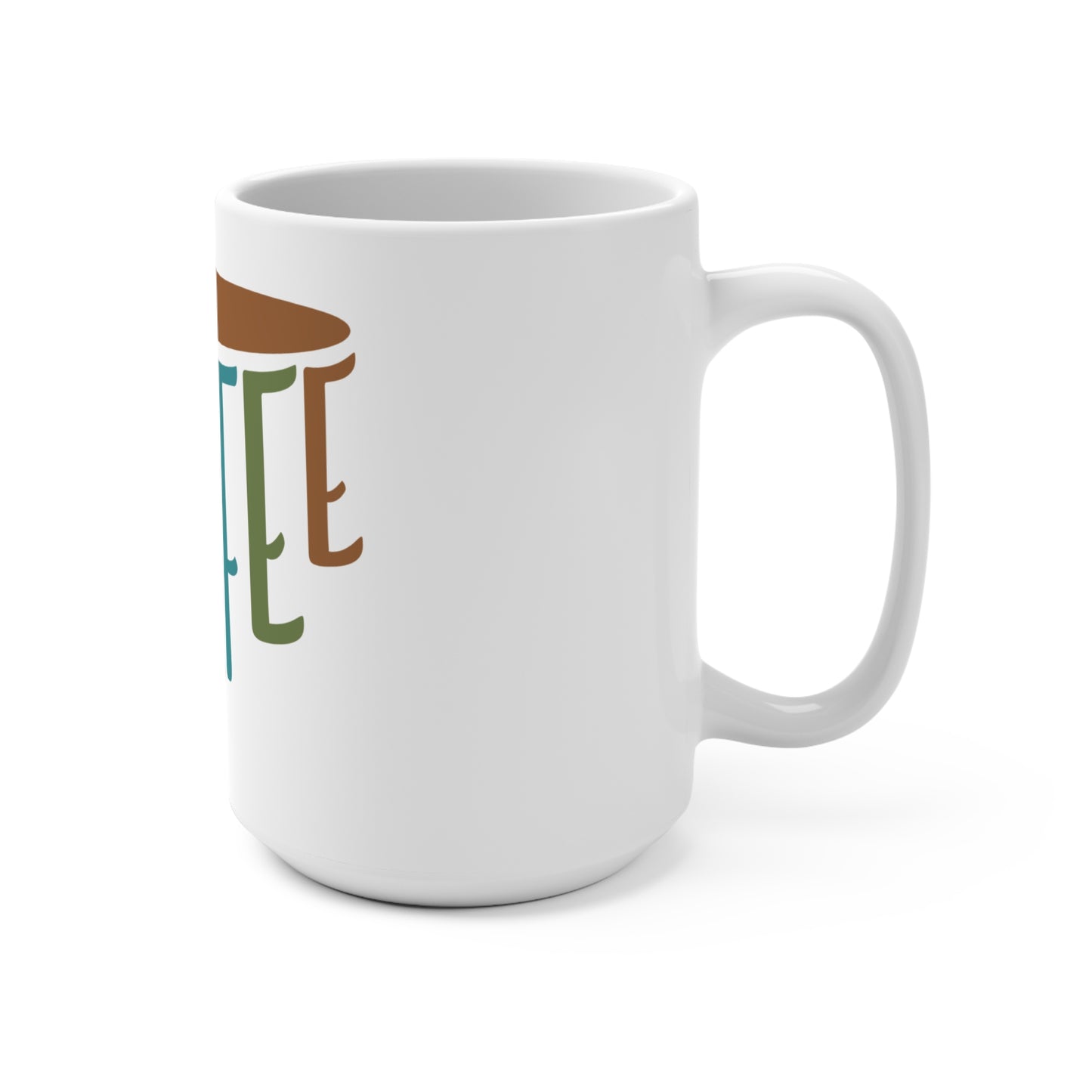 Coffee Lover's 15oz Mug, Unique Hot Beverage Cup Printify