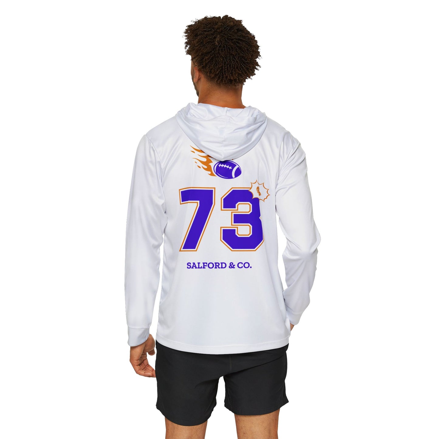 Men's Sports Warmup Hoodie, Ideal for Athletes.