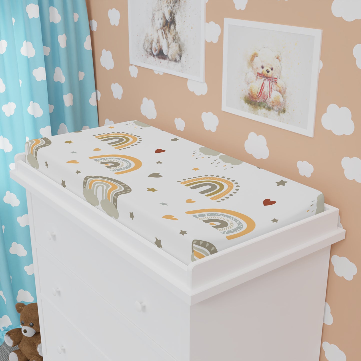 Baby Changing Pad Cover, Soft Nursery Bedding