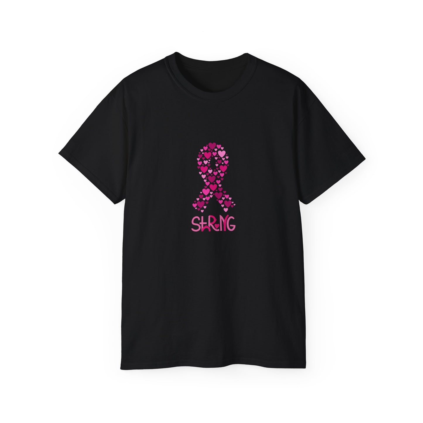 Hope for a Cure Tee, Breast Cancer Awareness Shirt, Cotton T-Shirt