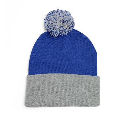 Cozy Embroidered Pom-Pom Cap | Winter Hat, Fashion Accessory