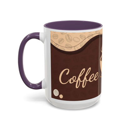 Coffee Time Accent Mug Printify
