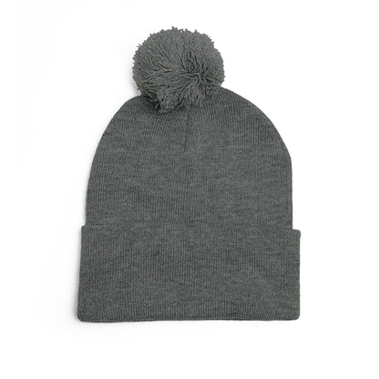 Cozy Embroidered Pom-Pom Cap | Winter Hat, Fashion Accessory