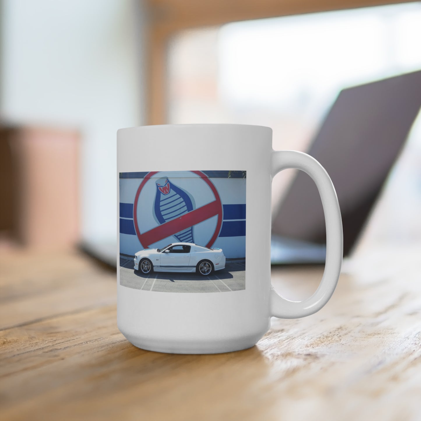 Custom 15oz Coffee Mug - Unique Car Design, Perfect Gift for Car Lovers