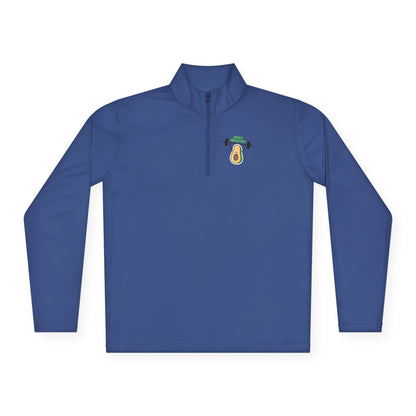 Fitness-Inspired Unisex Quarter-Zip Pullover - Casual Exercise Wear