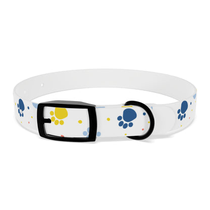 Playful Dog Collar with Colorful Prints, Adjustable Pet Accessory, Perfect for Dog Lovers