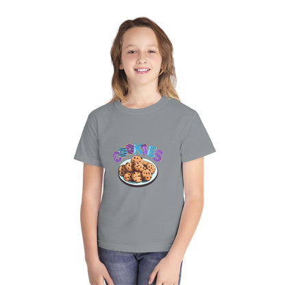 Cookie Lover Youth Tee, Youth Midweight Tee, Sweet Treats Apparel