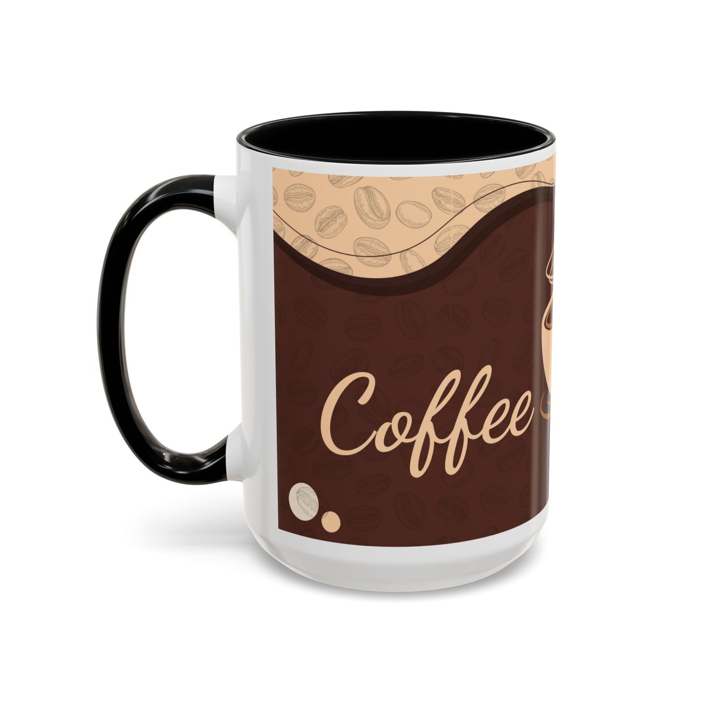 Coffee Time Accent Mug Printify