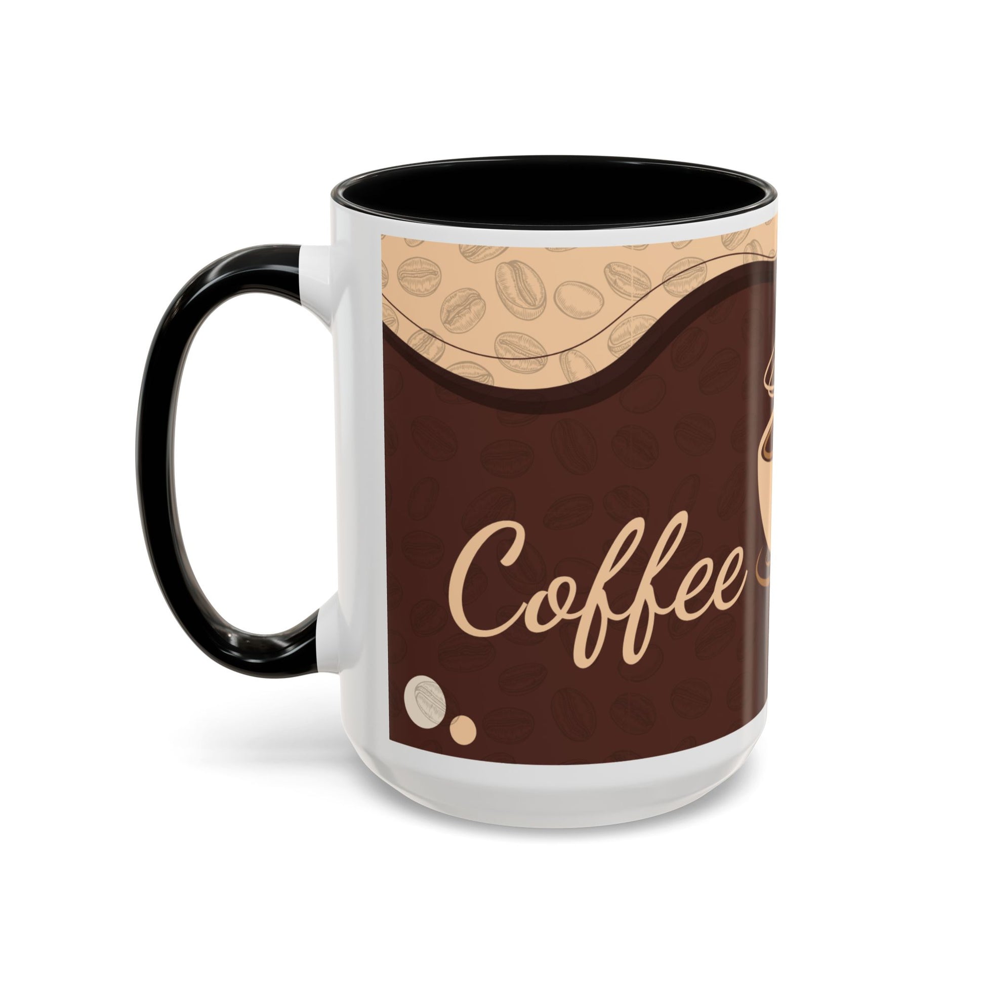 Coffee Time Accent Mug Printify