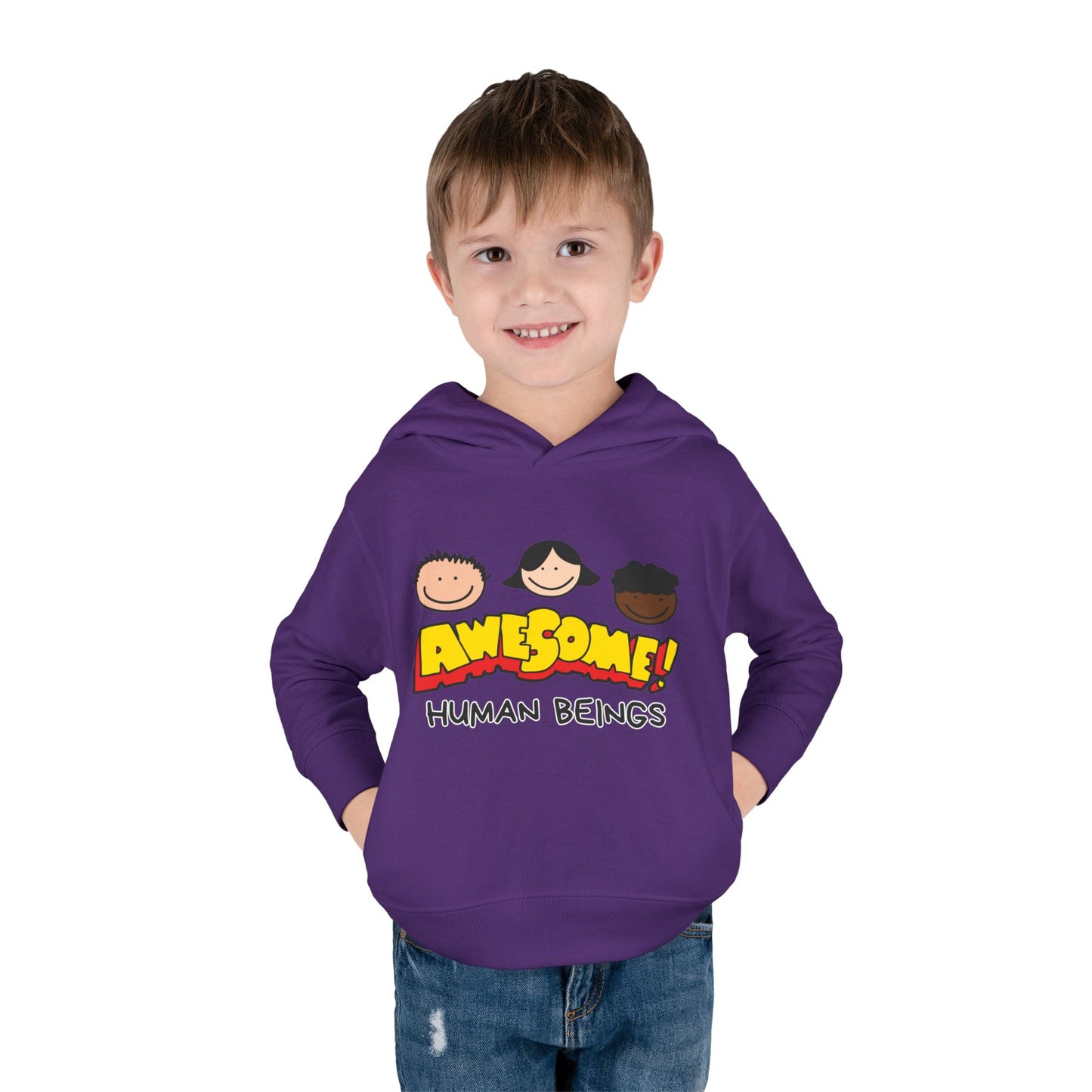 Awesome! Toddler Pullover Fleece Hoodie, Cute Toddler Sweatshirt, Gift for Kids