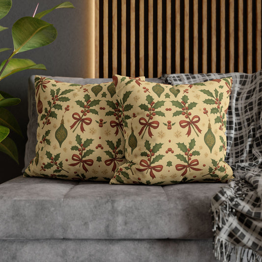 Festive Holiday Pillowcase - Home Cushion Cover