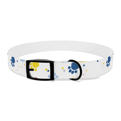 Playful Dog Collar with Colorful Prints, Adjustable Pet Accessory, Perfect for Dog Lovers