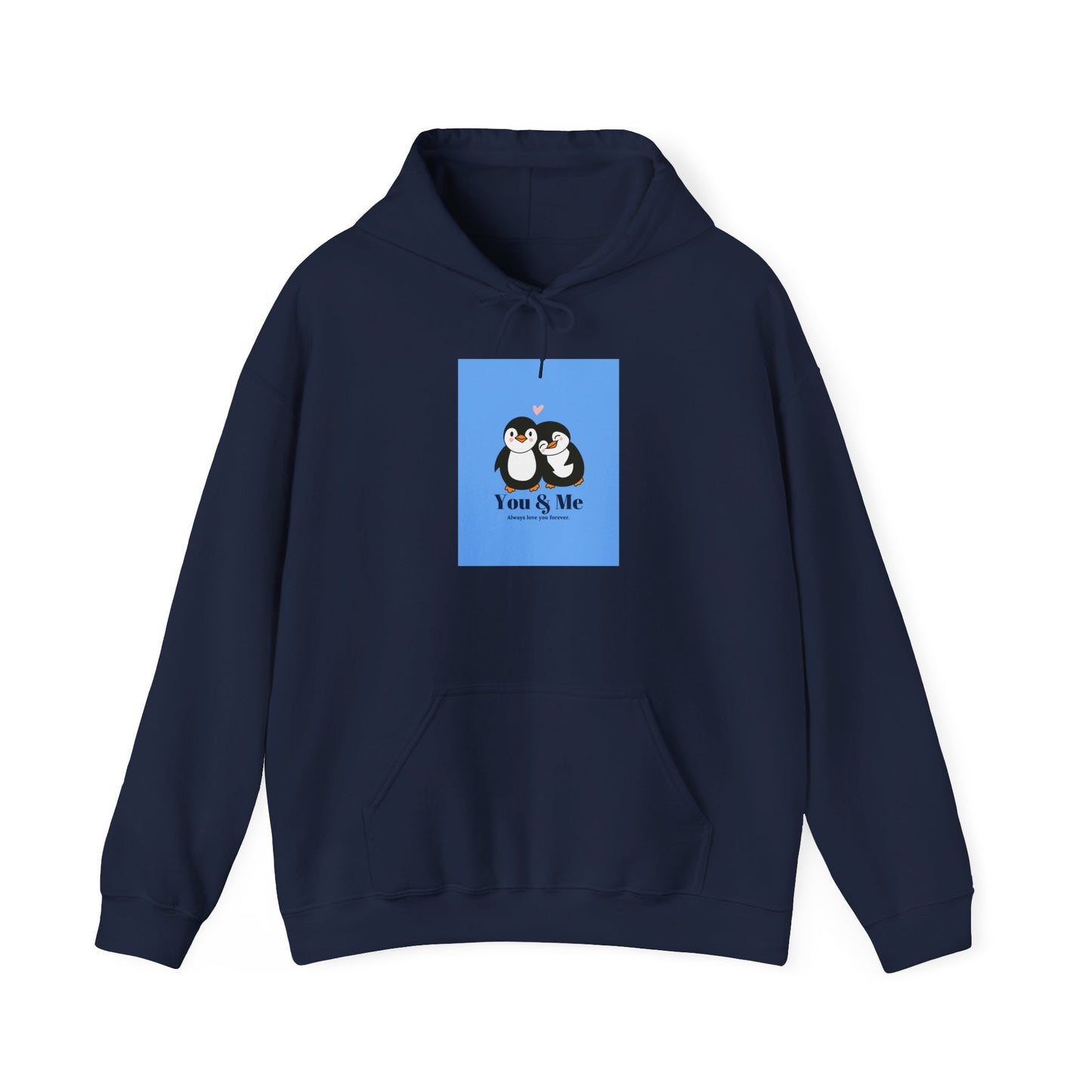 Cute Penguin Love Hoodie - Perfect for Couples, Gifts for Him & Her, Cozy Sweatshirts