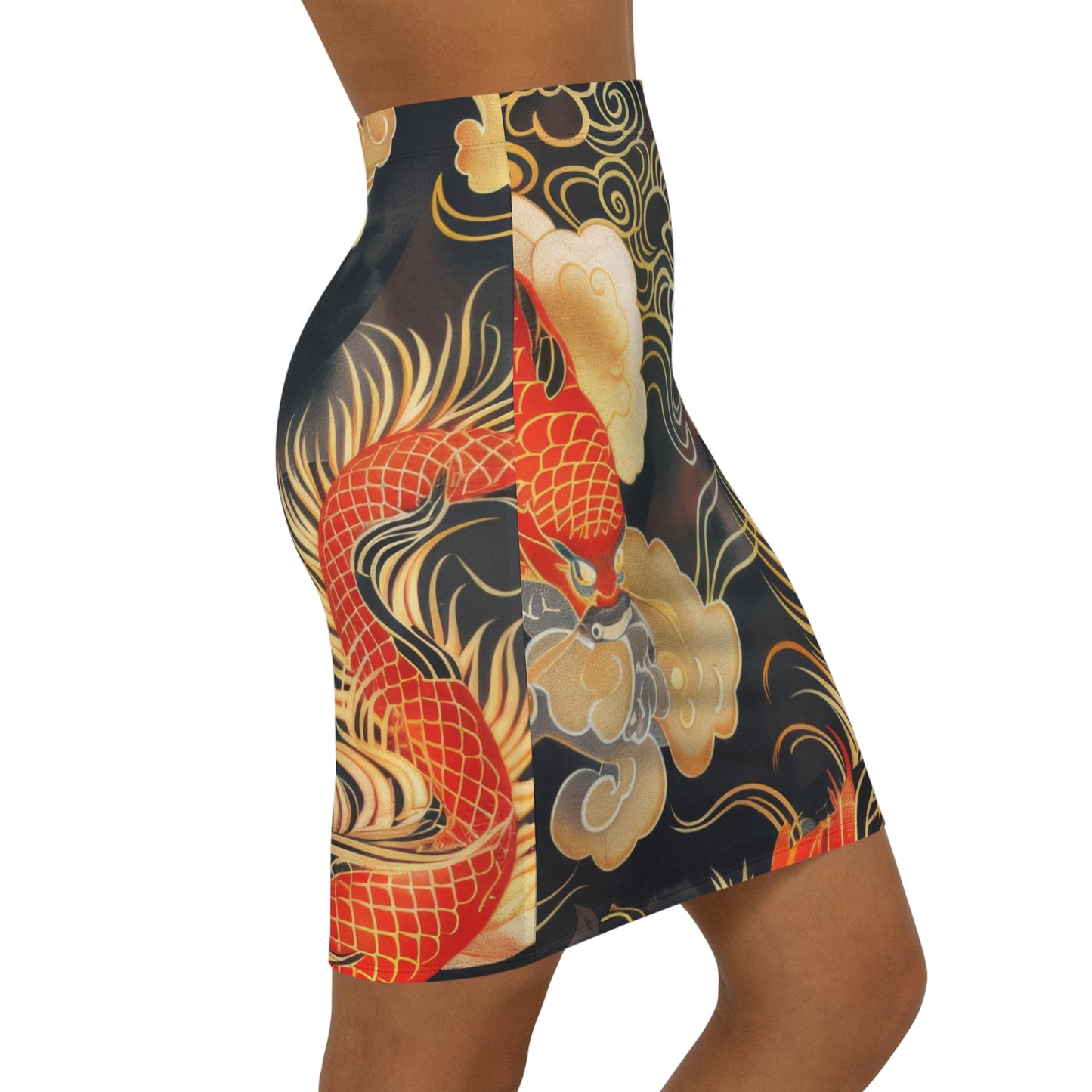 Women's Pencil Skirt - Stylish AOP Skirt for Events