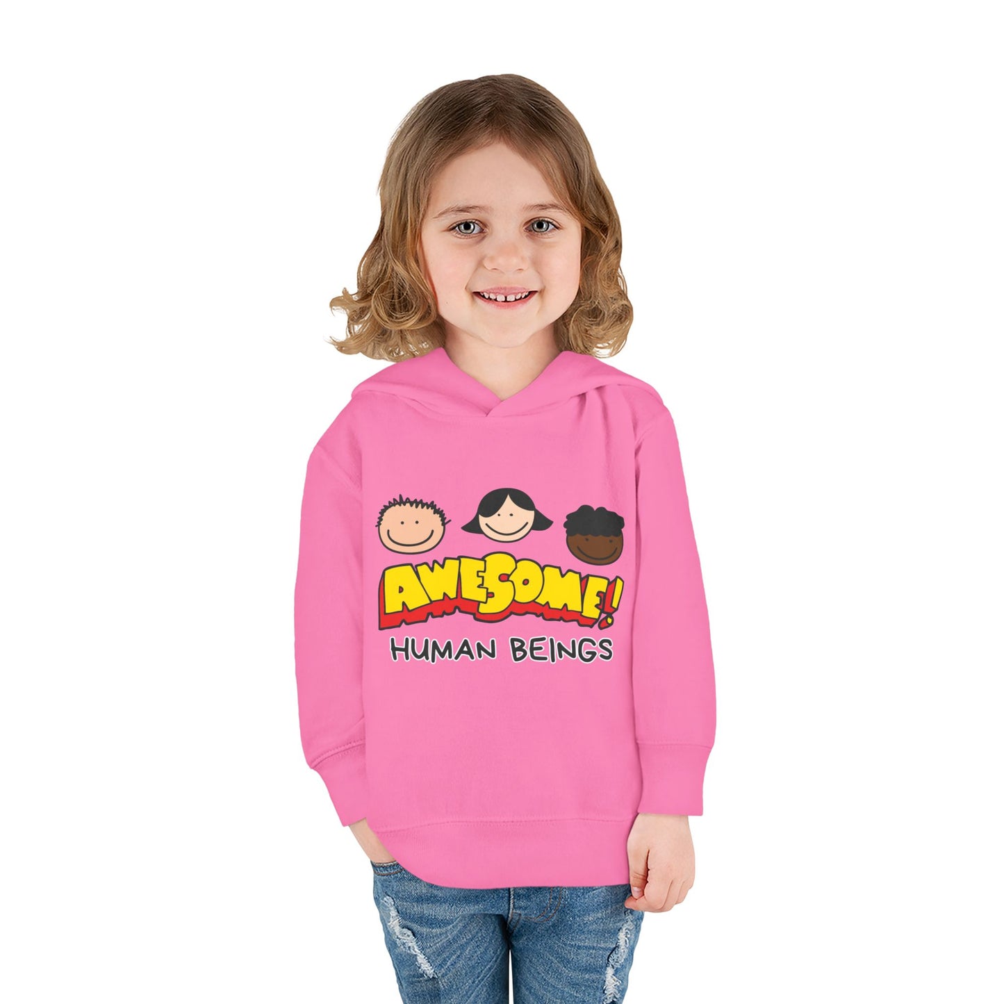 Awesome! Toddler Pullover Fleece Hoodie, Cute Toddler Sweatshirt, Gift for Kids